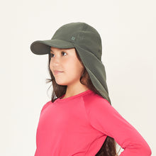 Load image into Gallery viewer, Image 02: Uv Line Casquette Legionario Teens Verde Militar Upf50+

