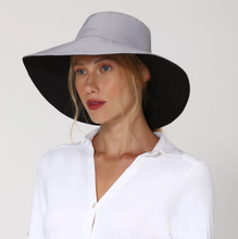Load image into Gallery viewer, Image 02: Uv Line Chapeau Souple/Capeline San Diego Cinza Preto Upf50+
