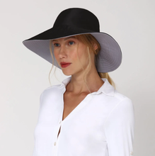 Load image into Gallery viewer, Image 04: Uv Line Chapeau Souple/Capeline San Diego Cinza Preto Upf50+
