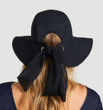 Load image into Gallery viewer, Model Back: Uv Line Chapeau Souple/Capeline San Remo Preto
