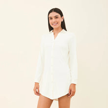 Load image into Gallery viewer, Image 02: Uv Line Vêtement De Plage Shirtdress Copenhagen Offwhite Upf50+
