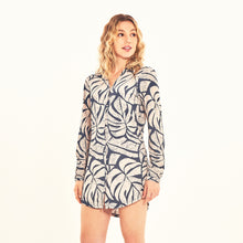 Load image into Gallery viewer, Image 02: Uv Line Vêtement De Plage Shirtdress Costela Aco Off White Upf50+
