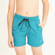 Load image into Gallery viewer, Gallery: Uv Line Maillot De Bain Garçon Short Aqua Lucca Petroleo Upf50+
