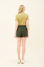 Load image into Gallery viewer, Model Back: Uv Line Fitness Bas Short Race Verde Militar Upf50+
