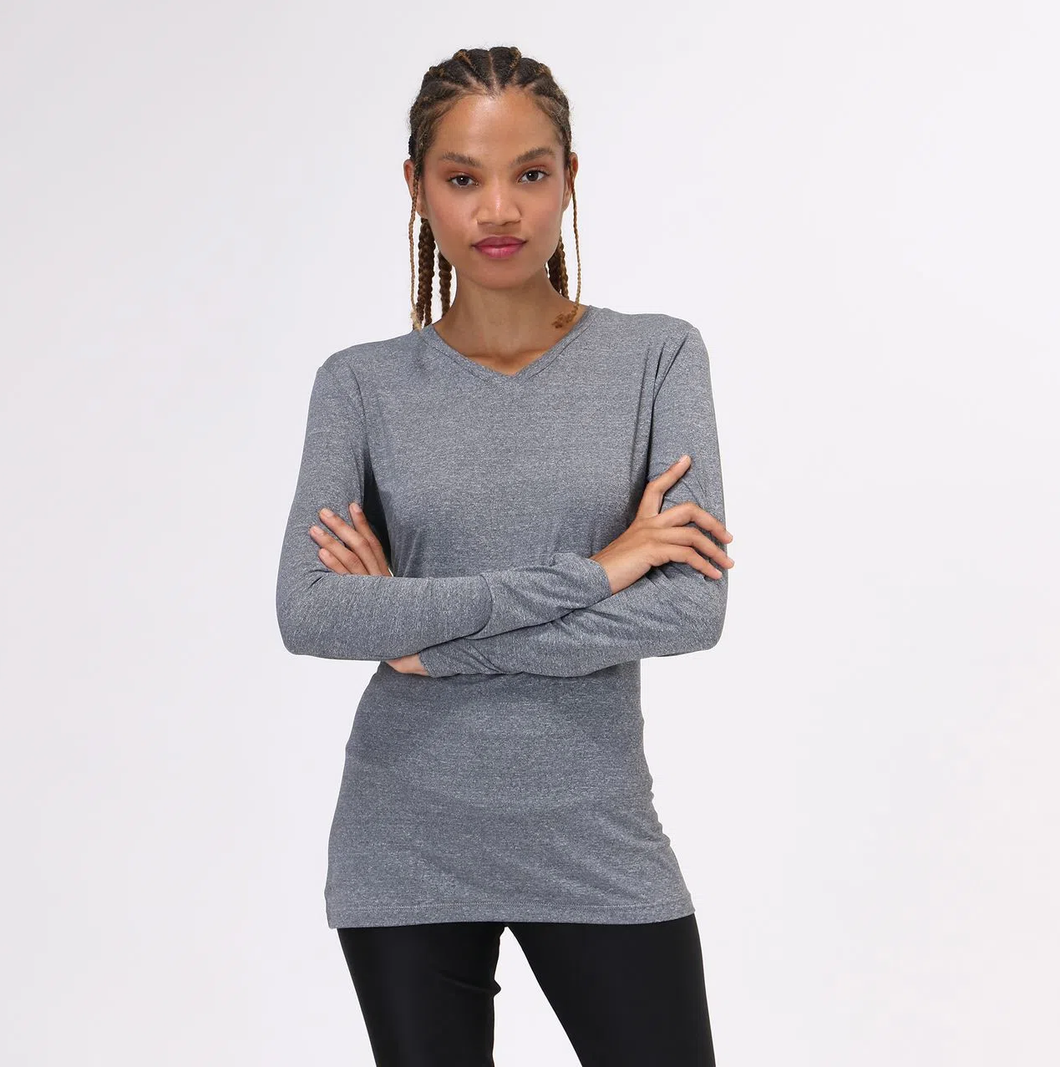 Model Front: Uv Line Fitness Haut Sport Fit Mescla