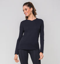 Load image into Gallery viewer, Image 02: Uv Line Fitness Haut Sport Fit Preto Fem

