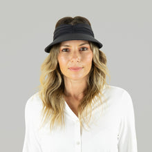 Load image into Gallery viewer, Model Front: Uv Line Visière Visor Granada Eva Preto Fosco Upf50+
