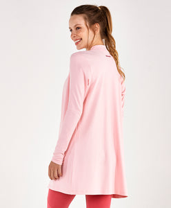 Santorini Rosa Respire Ribbed Cardigan