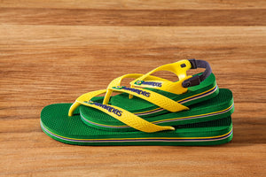 Havaianas Brasil Logo Green