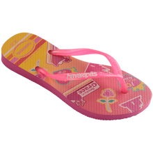 Load image into Gallery viewer, Havaianas Kids Slim Princess Rosa Flux
