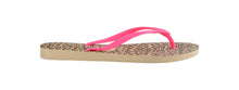 Load image into Gallery viewer, Havaianas Slim Animals Sandgrey/Pink
