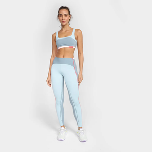 Organic Blackout Leggings Recortes Cinza Lead