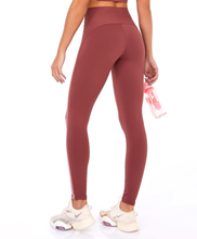 Load image into Gallery viewer, Leggings Bodytex II Com Laser E Fusao Marrom Mahogany
