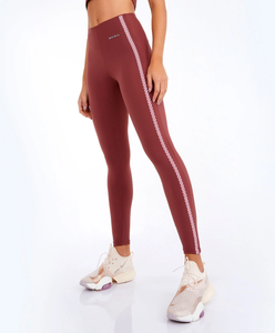 Leggings Bodytex II Com Laser E Fusao Marrom Mahogany