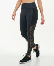 Load image into Gallery viewer, Hyper Bordado Lateral Preto Leggings
