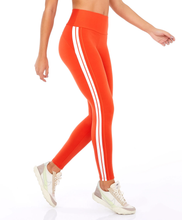 Load image into Gallery viewer, Supplex Com Galoes Laranja Fast Leggings
