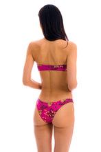 Load image into Gallery viewer, Set Roar-Pink Bandeau-Reto High-Leg
