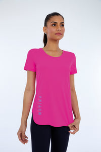 Pink Choque Inspired Skin Fit T-Shirt