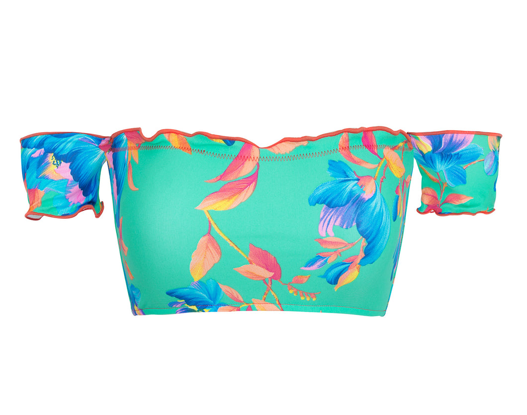 Acqua Flora Off-Shoulder Top