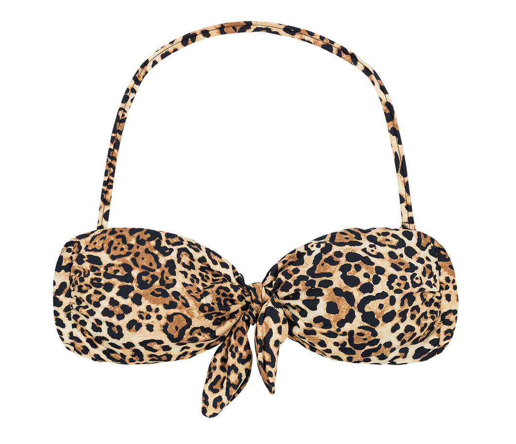 Leopardo Bandeau Top