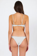 Load image into Gallery viewer, Top Shimmer-White Bandeau-Knot
