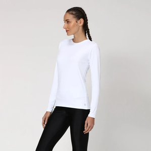 Women FPU50+ Uvpro Long Sleeve T-Shirt White Uv